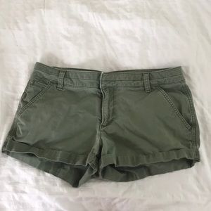 Green Abercrombie Shorts